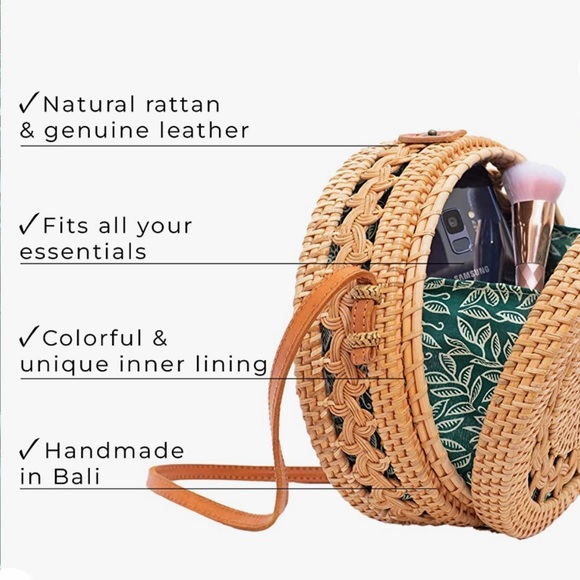 Rattan Bag (Medium) - Braided Details - Picture 10 of 10